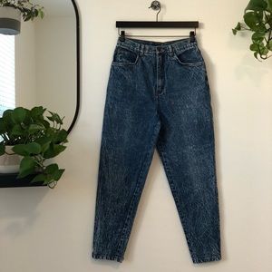 Stefano acid wash jeans 80s vintage